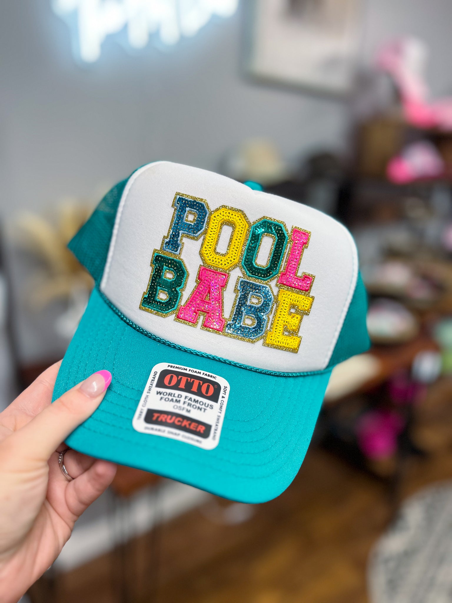 Pool Babe Trucker Hat
