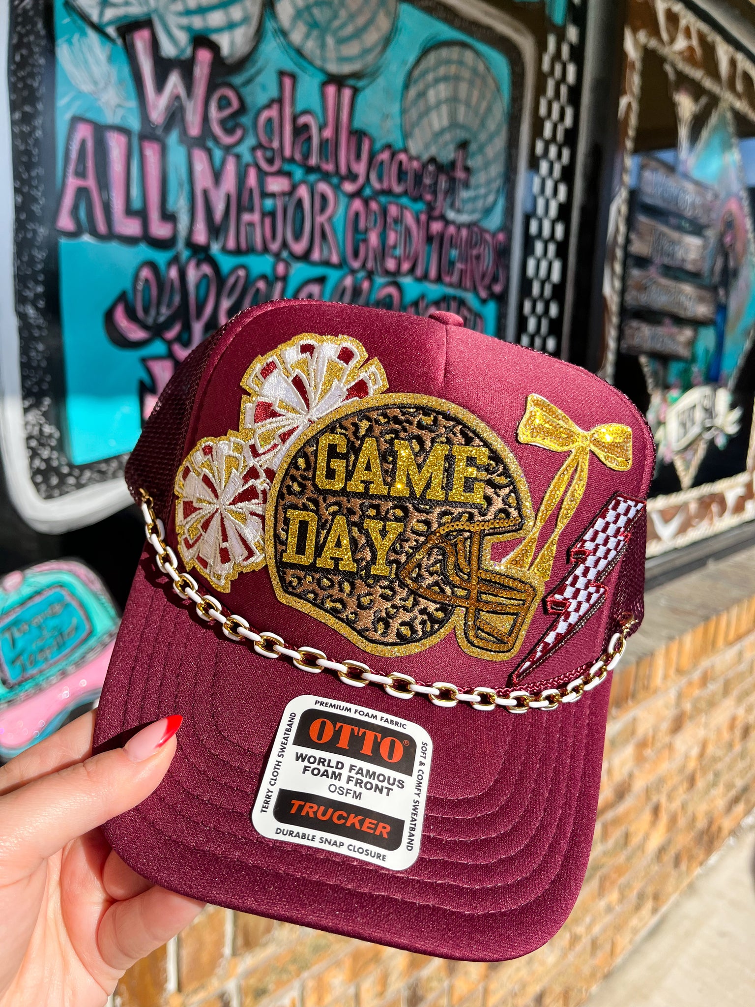 Maroon Game Day Trucker Hat