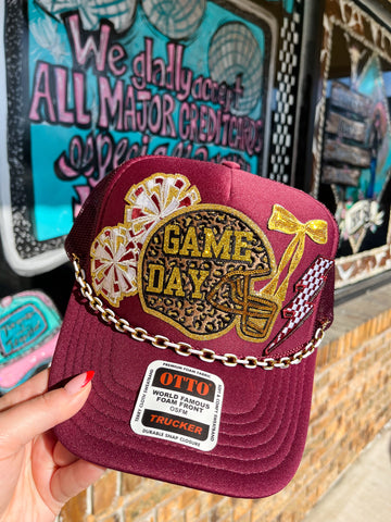 Maroon Game Day Trucker Hat