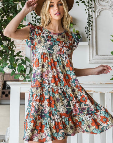 Fallin’ for You Floral Dress