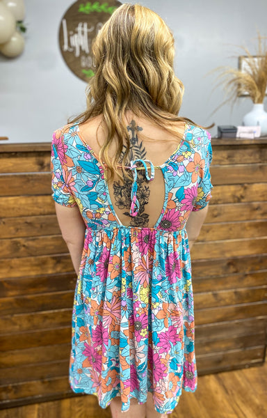 Bright Floral Dress