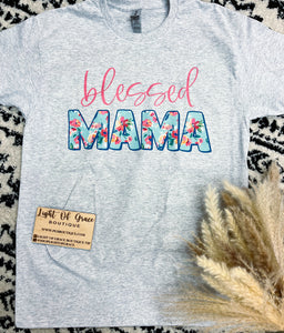 Blessed Floral Custom Tee