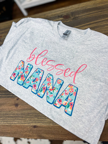 Blessed Floral Custom Tee