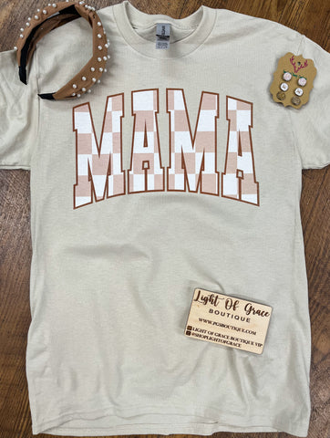 Nude Checker Mama Tee