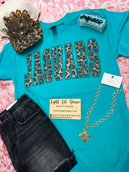 Teal Jaguars Tee