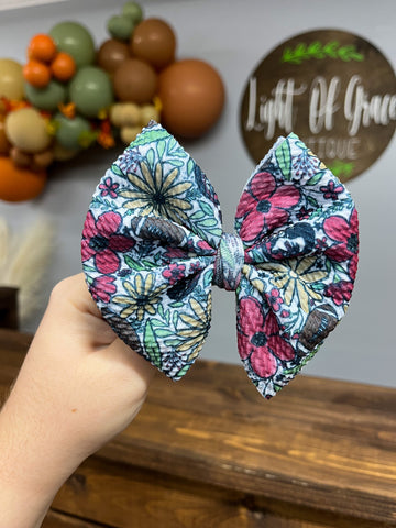 Floral FSU Bow