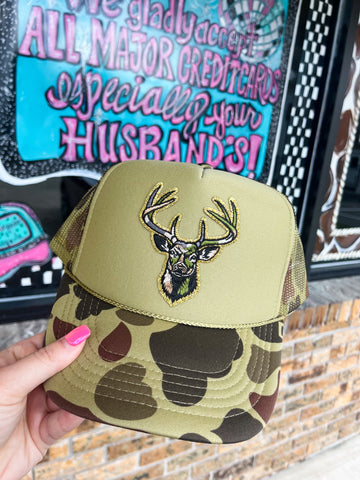 Deer Camo Trucker Hat