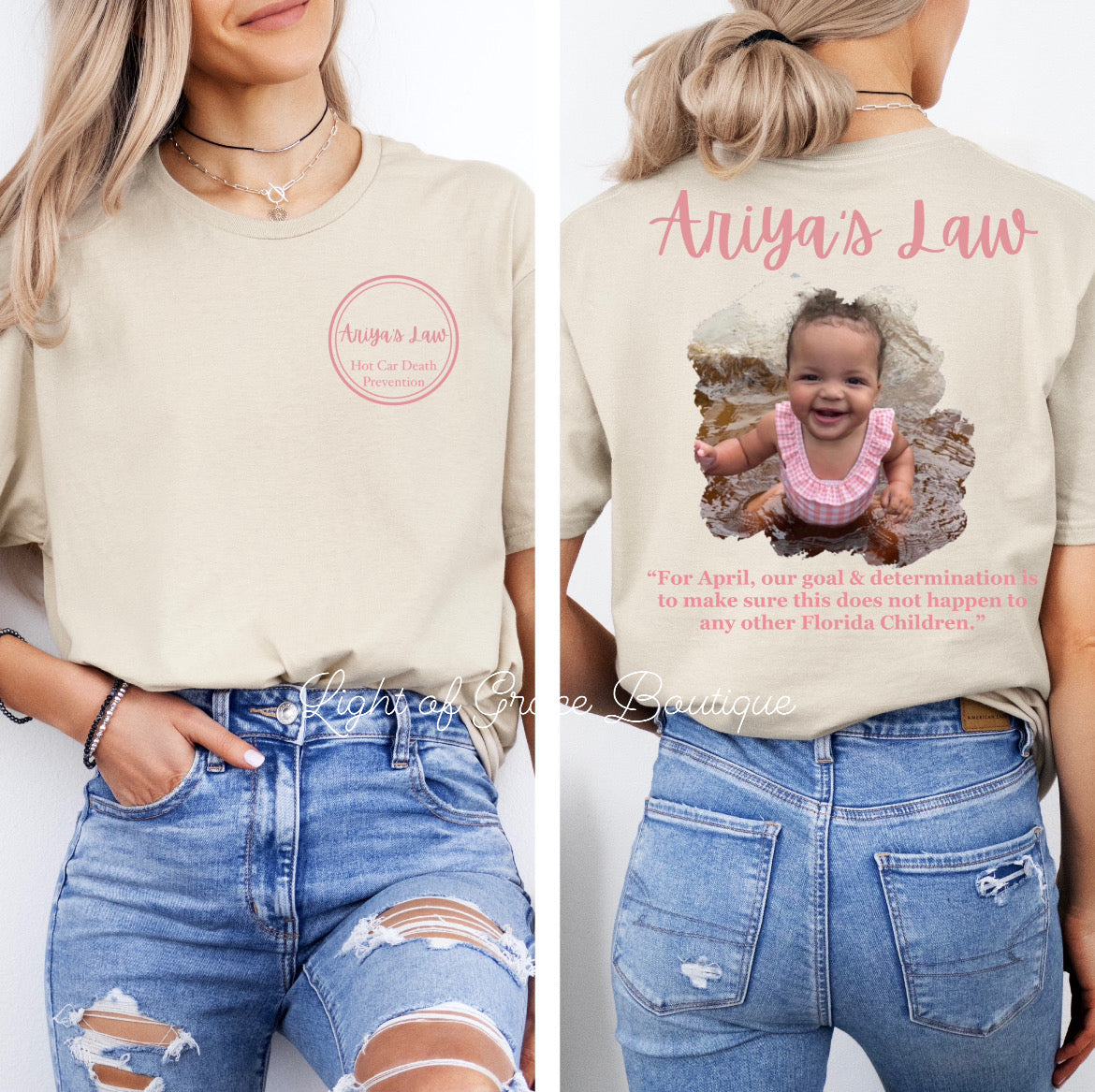 Ariya’s Law Tee – Light of Grace Boutique