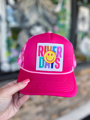 River Days Checker Trucker Hat