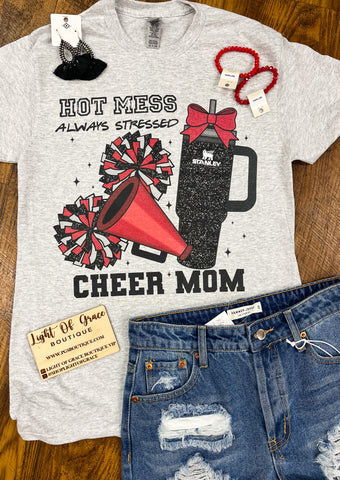 Cheer Mom Cup Tee