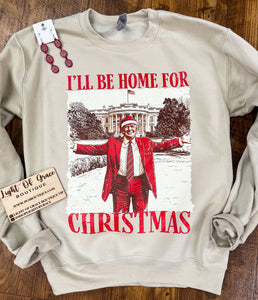 T Be Home For Christmas Crewneck