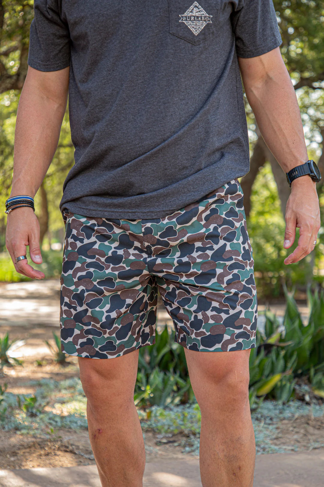 Everyday Short- Throwback Camo