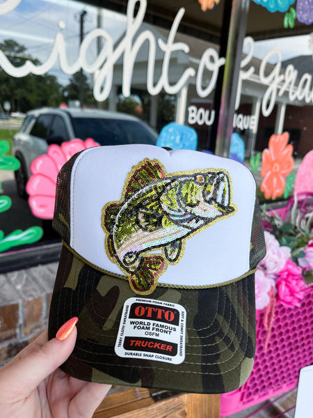 Bass Camo Trucker Hat