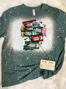 Christmas Movie Bleached Tee