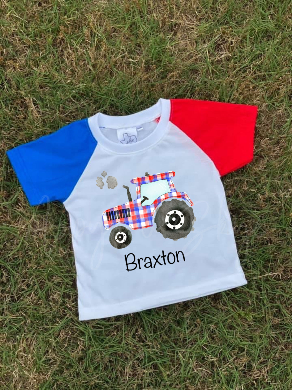 Boys Custom RWB Tractor Tee