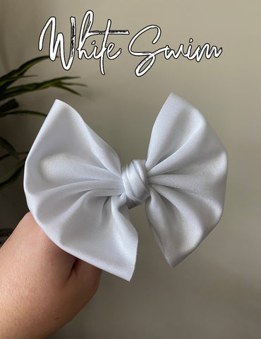 White Swim Bow