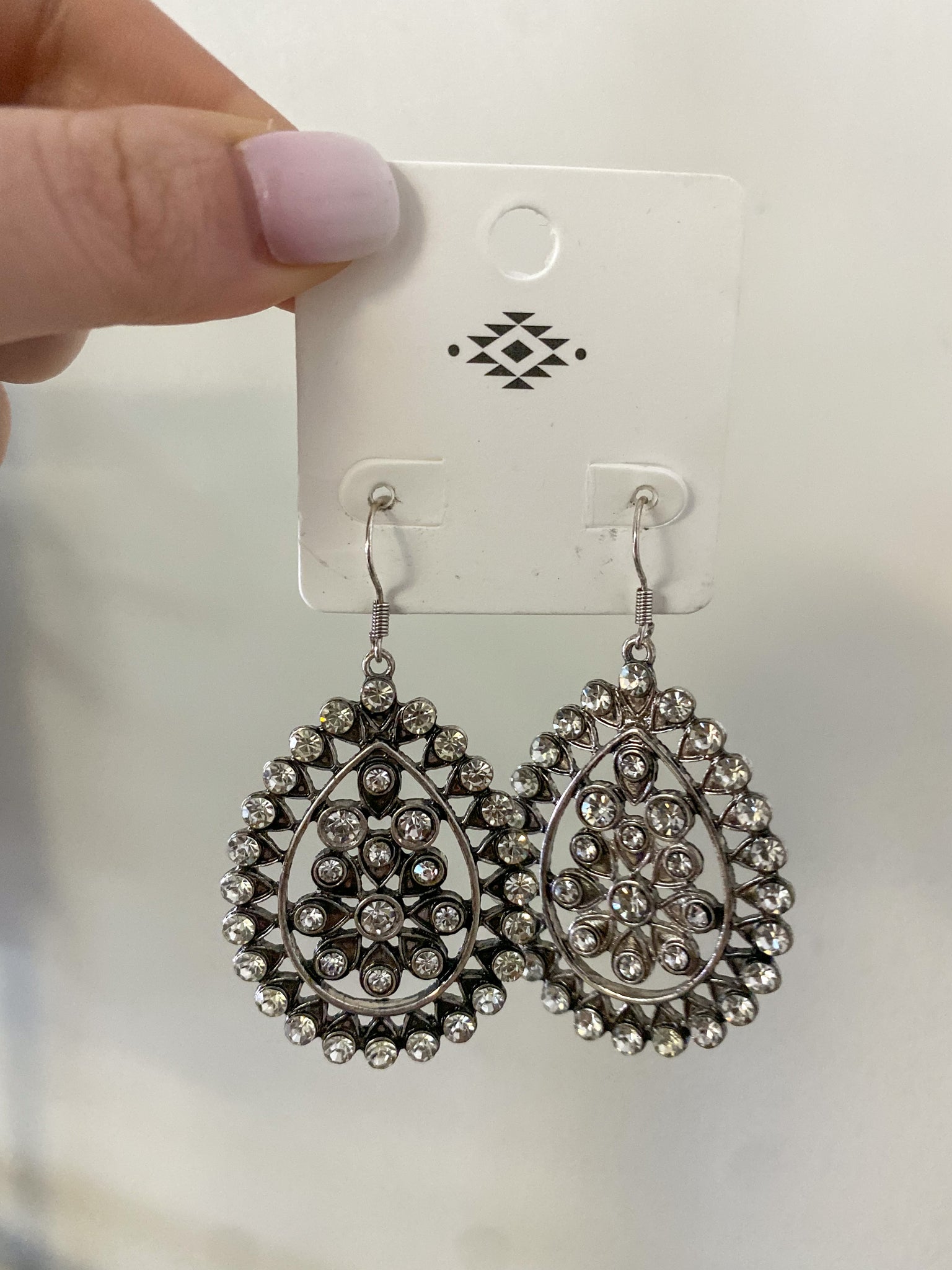 Diamond Dangle Earrings