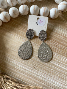 Sparkle Teardrop Earrings