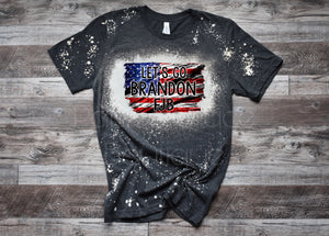 Let’s Go Brandon Bleached Tee