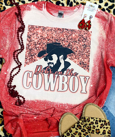 Dibs on the Cowboy Bleached Tee