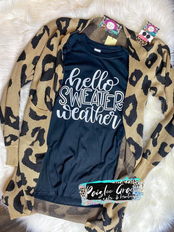 Hello Sweater Weather Tee