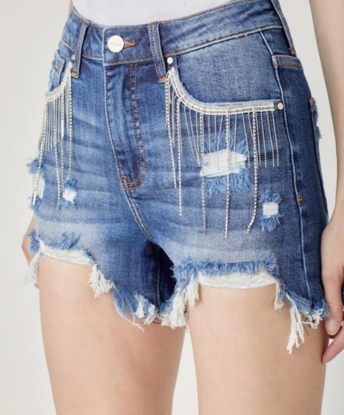 Bling Denim Shorts