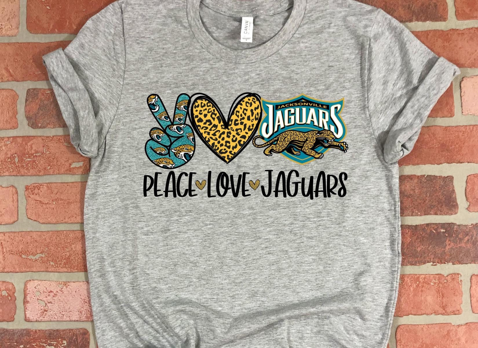 Peace Love Jaguars Tee