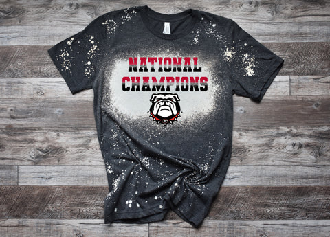 National Champions GA Bleached Tee