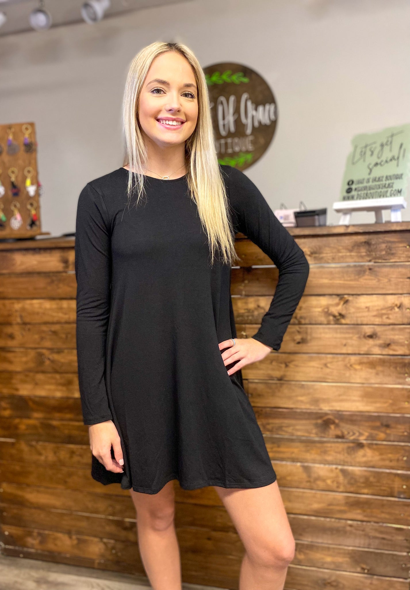 Black Long Sleeve Dress