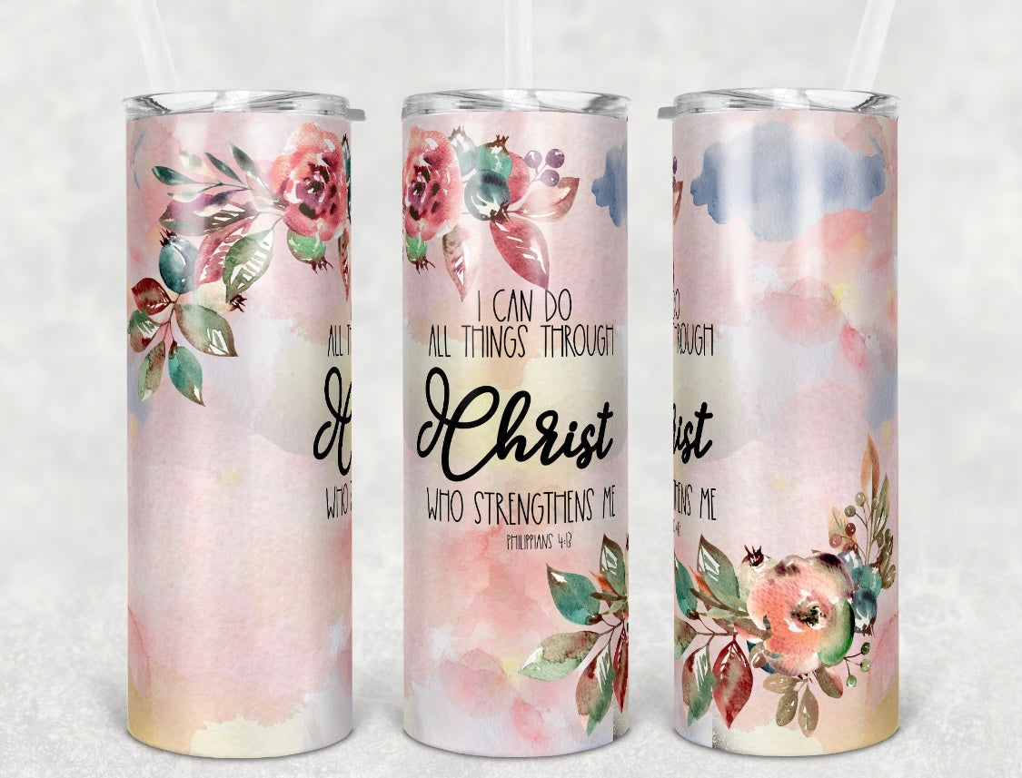 Philippians 4:13 Skinny Tumbler