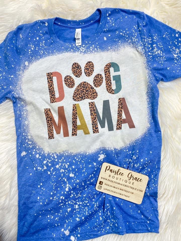 Dog Mama Bleached Tee