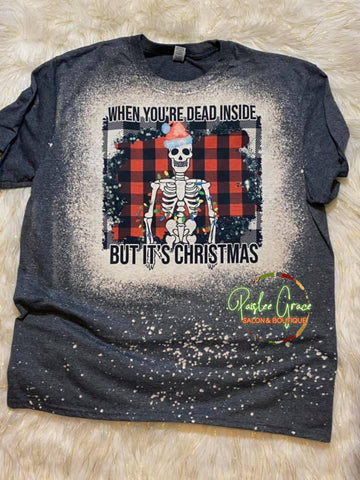 But It’s Christmas Bleached Tee