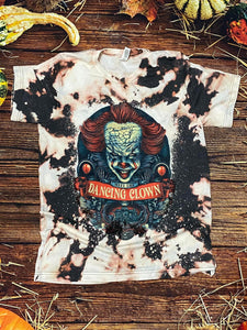 Dancing Clown Acid Wash Tee