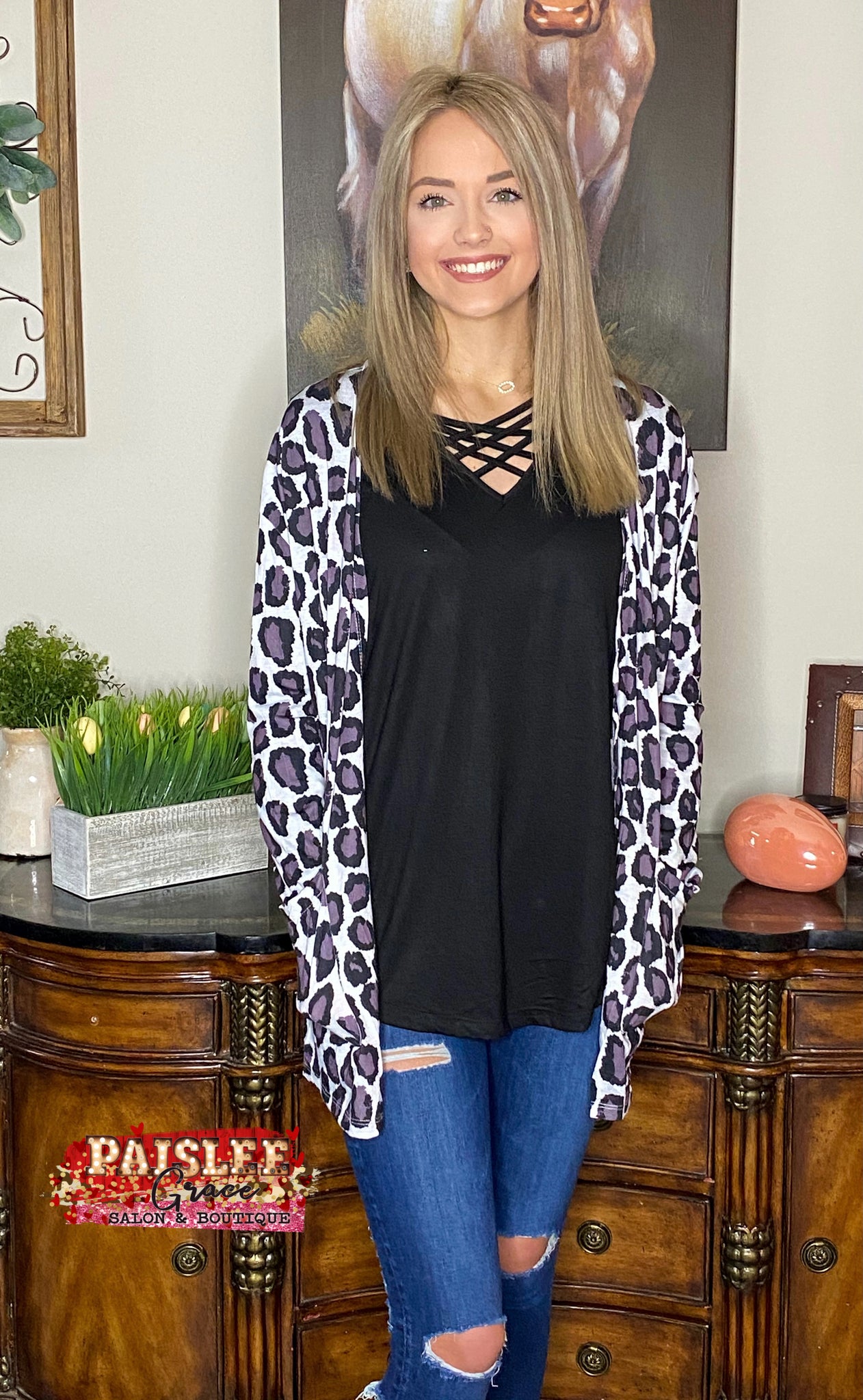 Leopard Cardigan