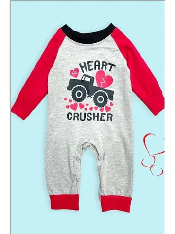 Heart Crusher Boys Romper