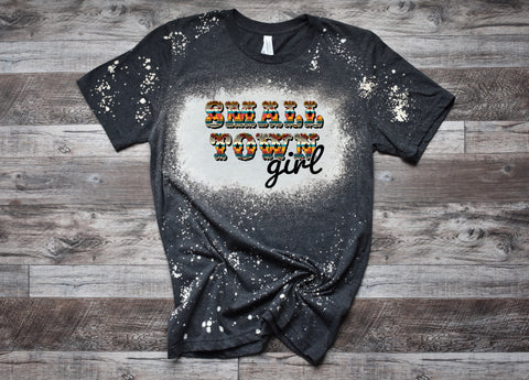 Small Town Girl Bleached Tee