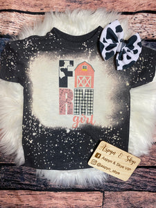 Farm Girl Bleached Tee