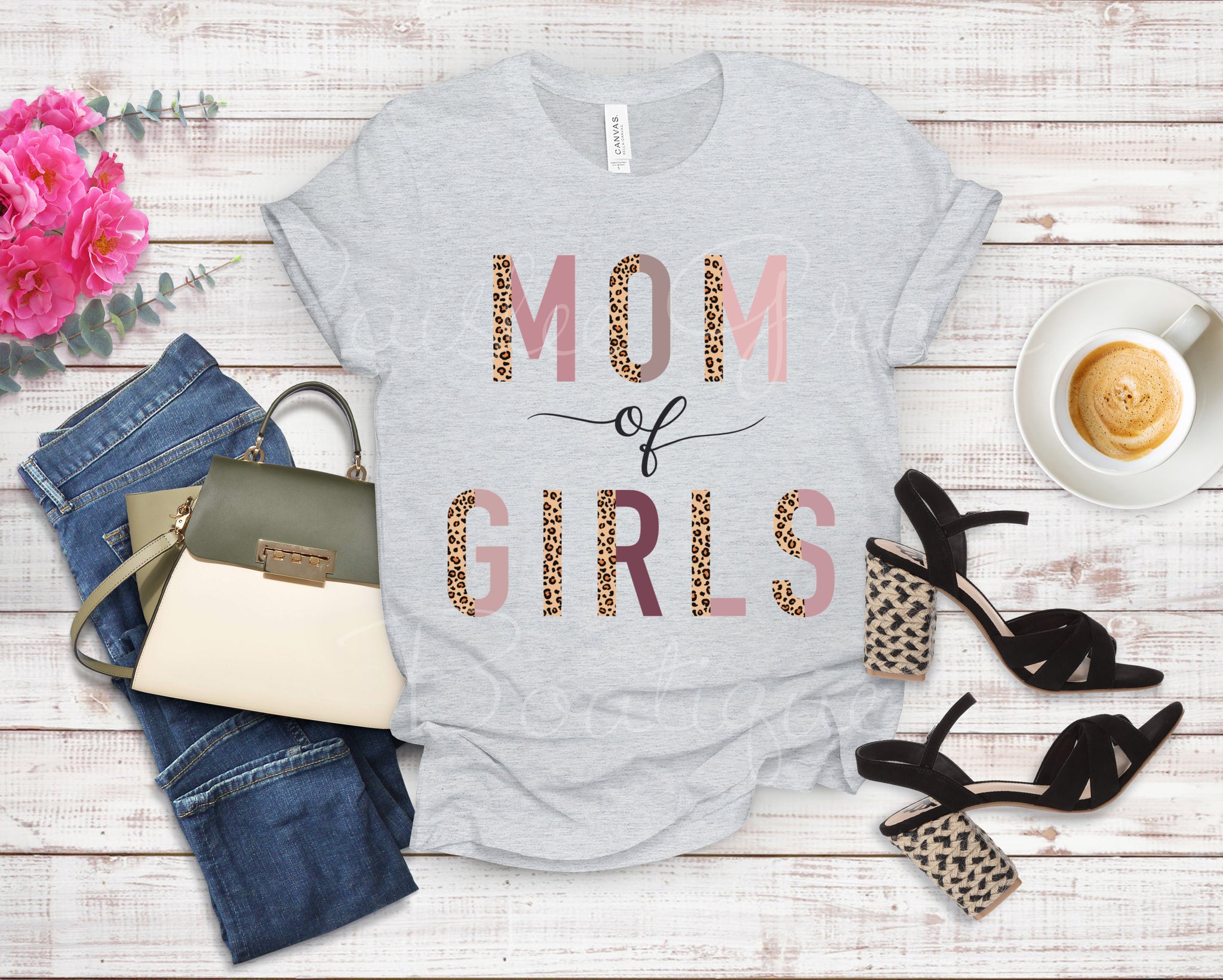 Mom of Girls Tee