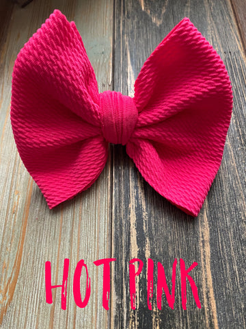 Hot Pink Bow