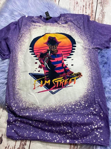 Sunset Elm Street Bleached Tee