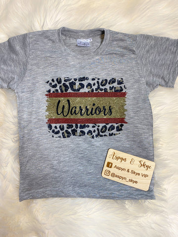 Leopard Warriors Kids Tee