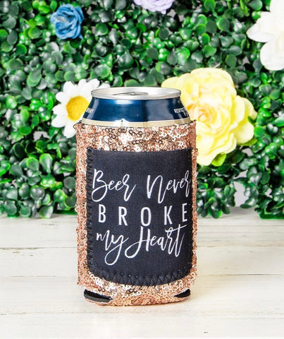 Beer Never Broke My Heart Koozie