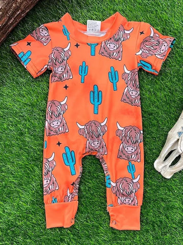 Highland Boys Romper