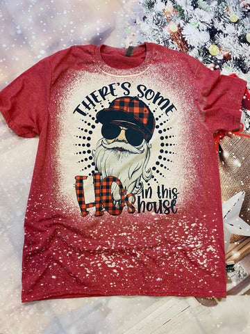 Ho’s In This House Bleached Tee