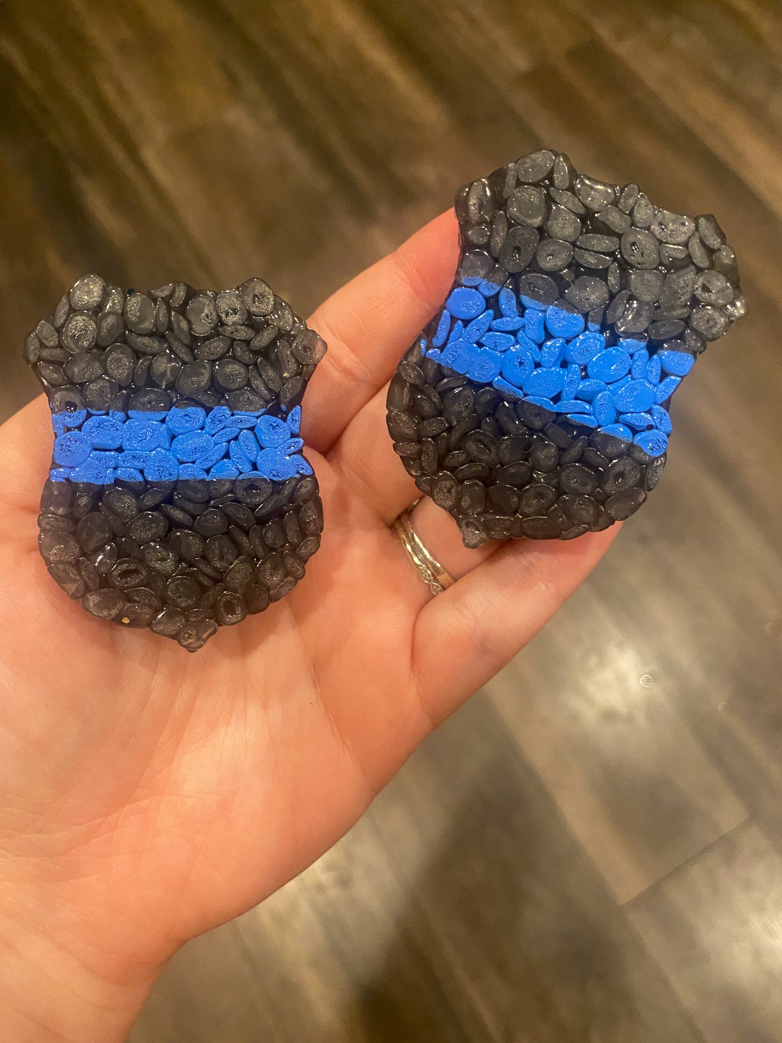 Thin Blue Line Badge Vent Clips