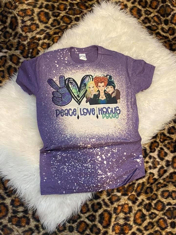 Peace Love HP Bleached Tee