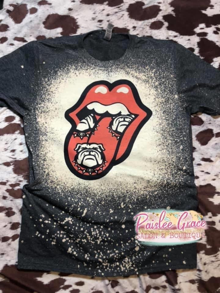 GA Tongue Bleached Tee