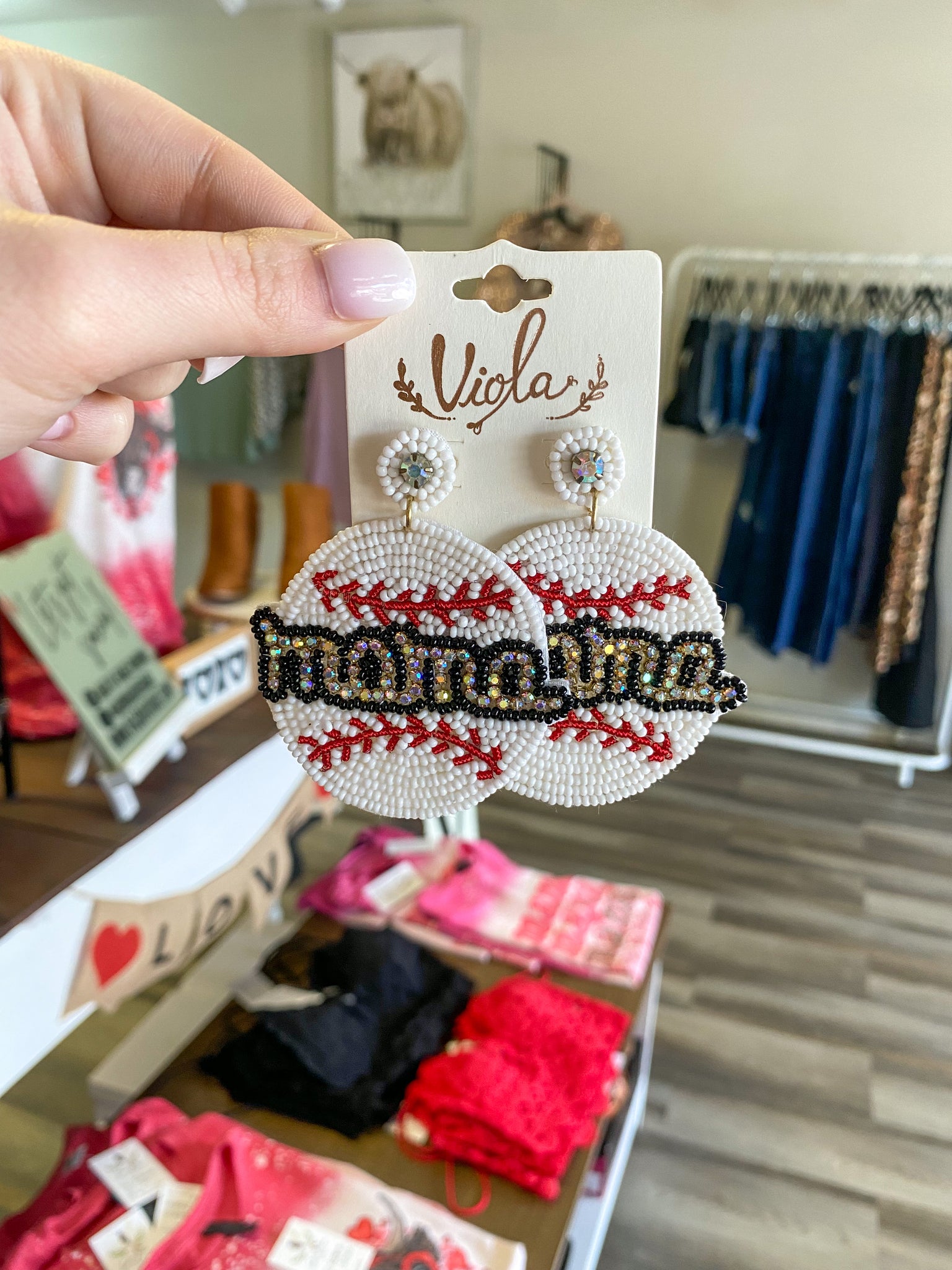 Baseball Mama Earrings