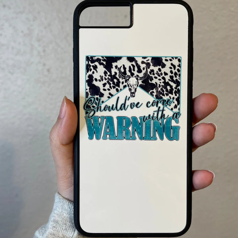 Warning Phone Case