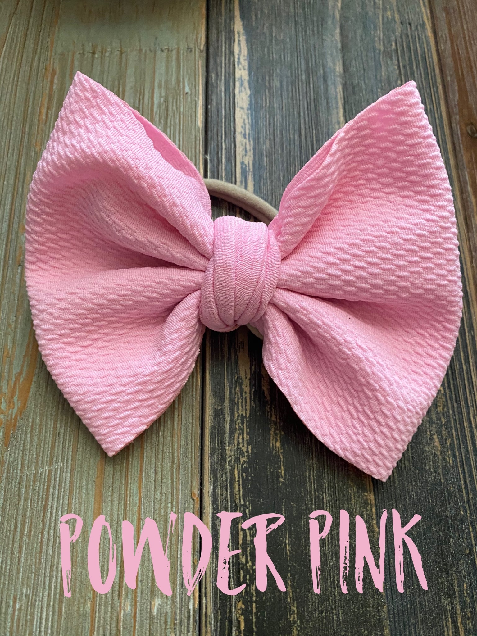 Powder Pink Bow